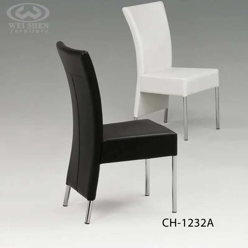 High Back Dining Chair (White)